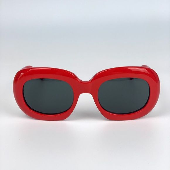 Celine CL40070I 66N BRAND NEW Sunglasses Square Red Grey Women - Picture 4 of 9